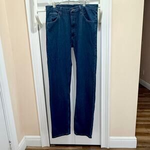 NWT Wrangler 5 Star men’s jeans size 34x36 reg fit 100% cotton